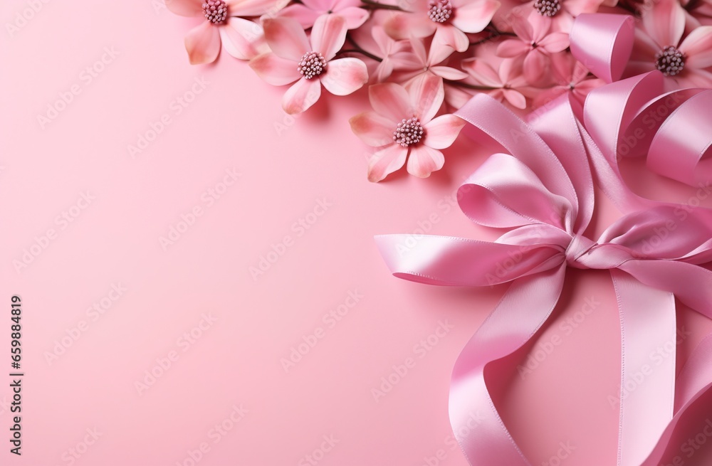 A charming pink background to celebrate Mom on Mother's Day A charming pink background to celebrate Mom on Mother's Day
