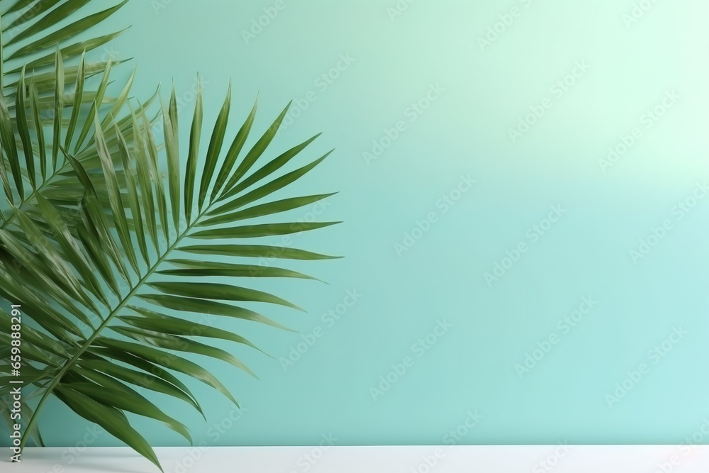 Tropical Palm Leaf Paradise