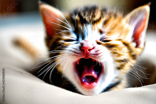 cute baby cat. Generative AI