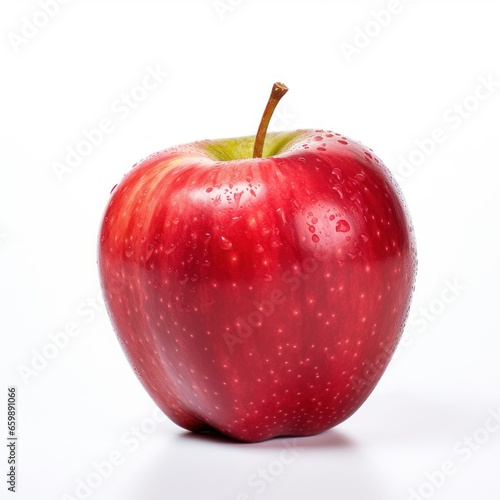 Apple on a white background. 