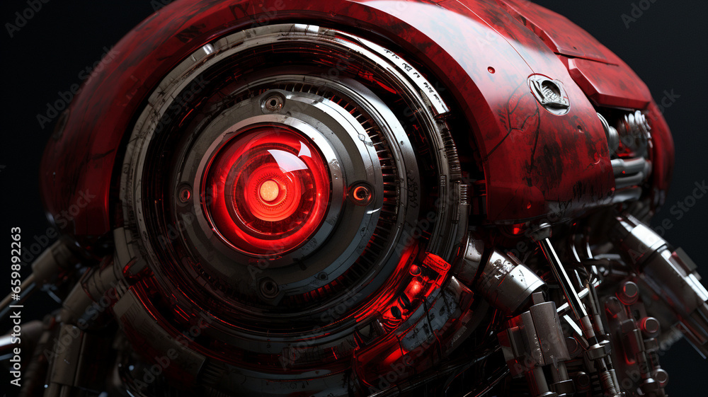 Eye of robot technology concept. Eye of robot technology concept.