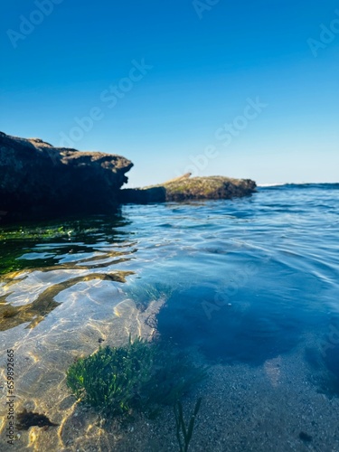 seascape with rocks