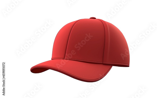 Vibrant 3D Cap Illustration on isolated background