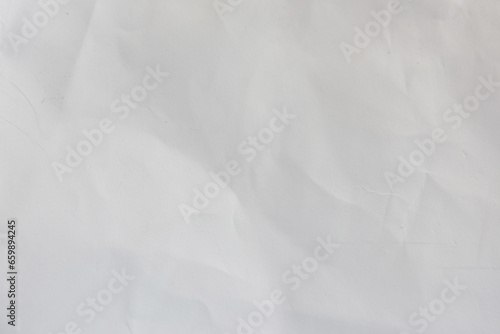 Recycled crumpled white paper texture. White paper texture background 