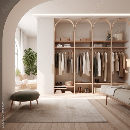 Modern Simple Cute Style Dress Room