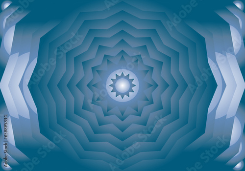 Fondo abstracto en degradado azul