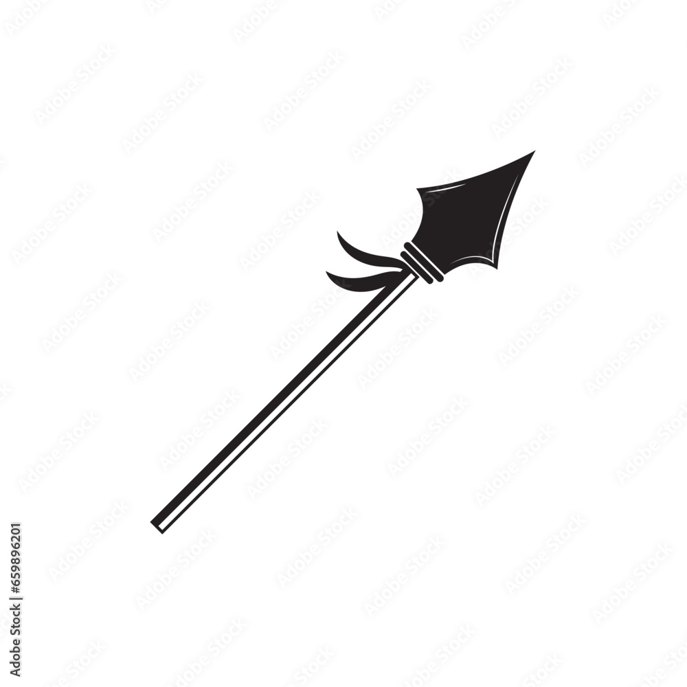 Spear logo vector design template Spear logo vector design template