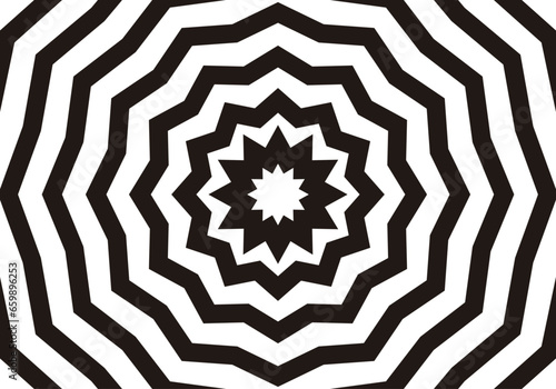Fondo estrellado con trazo negro