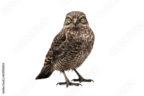 A Realistic Solo Nighthawk on transparent background