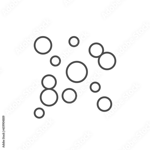 Shingles or skin disease icon