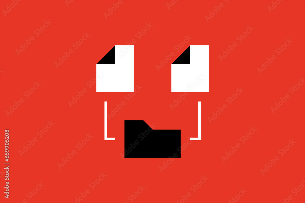 files cconnection illustration. Vector illustration in flat style design. files cconnection illustration. Vector illustration in flat style design.