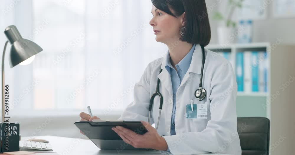 Checklist, documents or doctor writing a prescription for medical notes, feedback review or schedule. Woman, healthcare paperwork results or surgeon working on a science report analysis on clipboard Checklist, documents or doctor writing a prescription for medical notes, feedback review or schedule. Woman, healthcare paperwork results or surgeon working on a science report analysis on clipboard