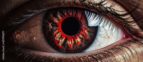 Vampire s gaze With copyspace for text