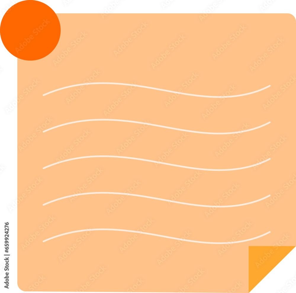 Sticky Note Illustration Sticky Note Illustration