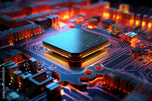 Micro Chip - Prozessor - Computer Chip photo