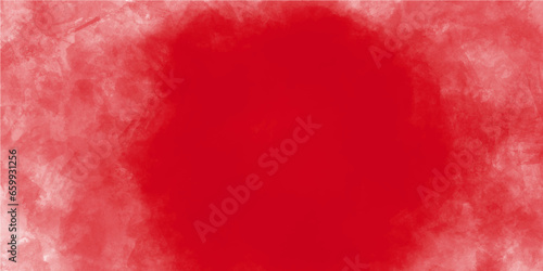 Red watercolor background. Vector.