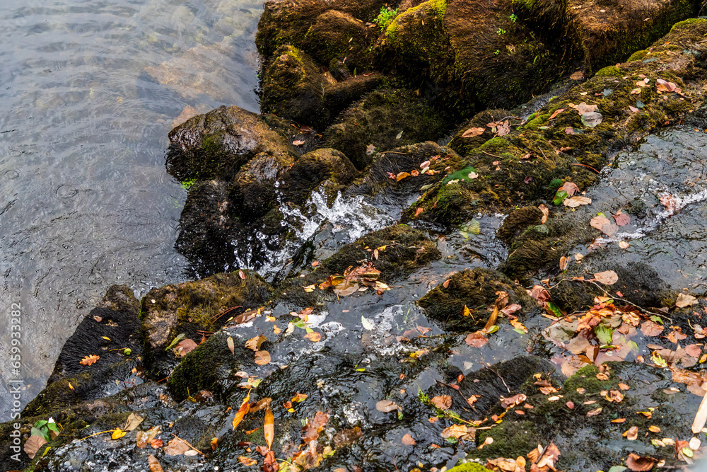 Fototapeta premium Playa fluvial de A Freixa, Ponteareas.