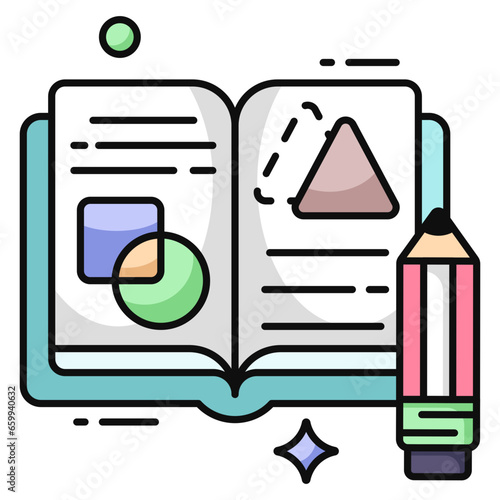 Premium download icon of guidebook