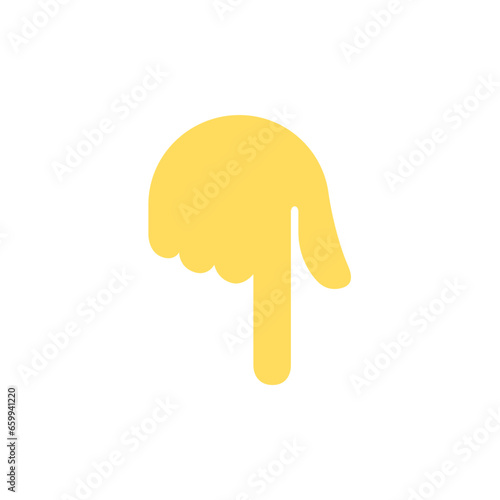 👇 Backhand Index Pointing Down
