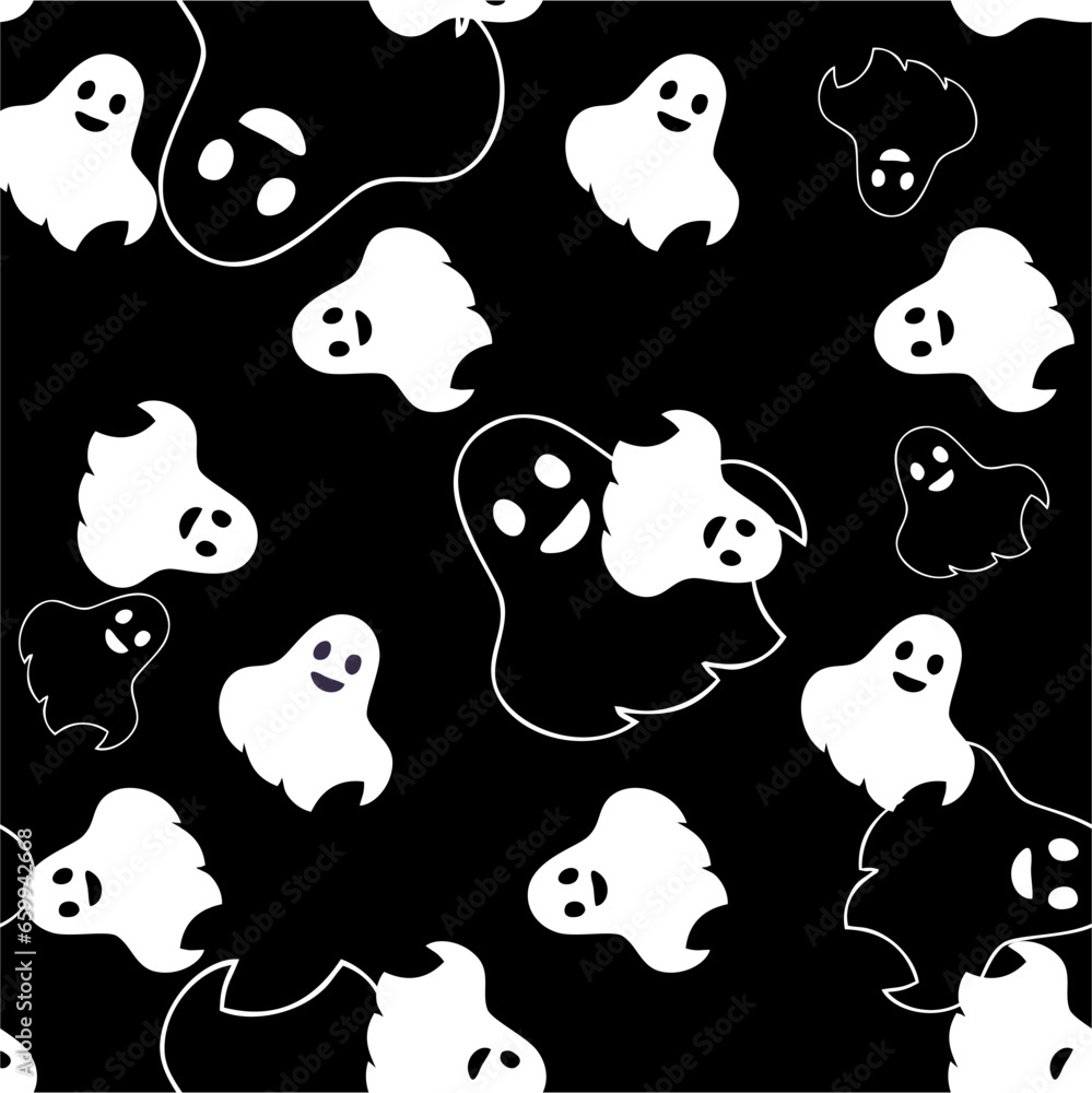 Halloween seamless pattern Halloween seamless pattern