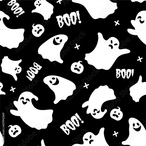 Halloween seamless pattern