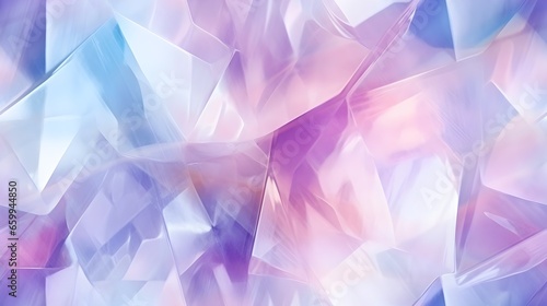 Seamless crystal purple transparent gemstone pattern