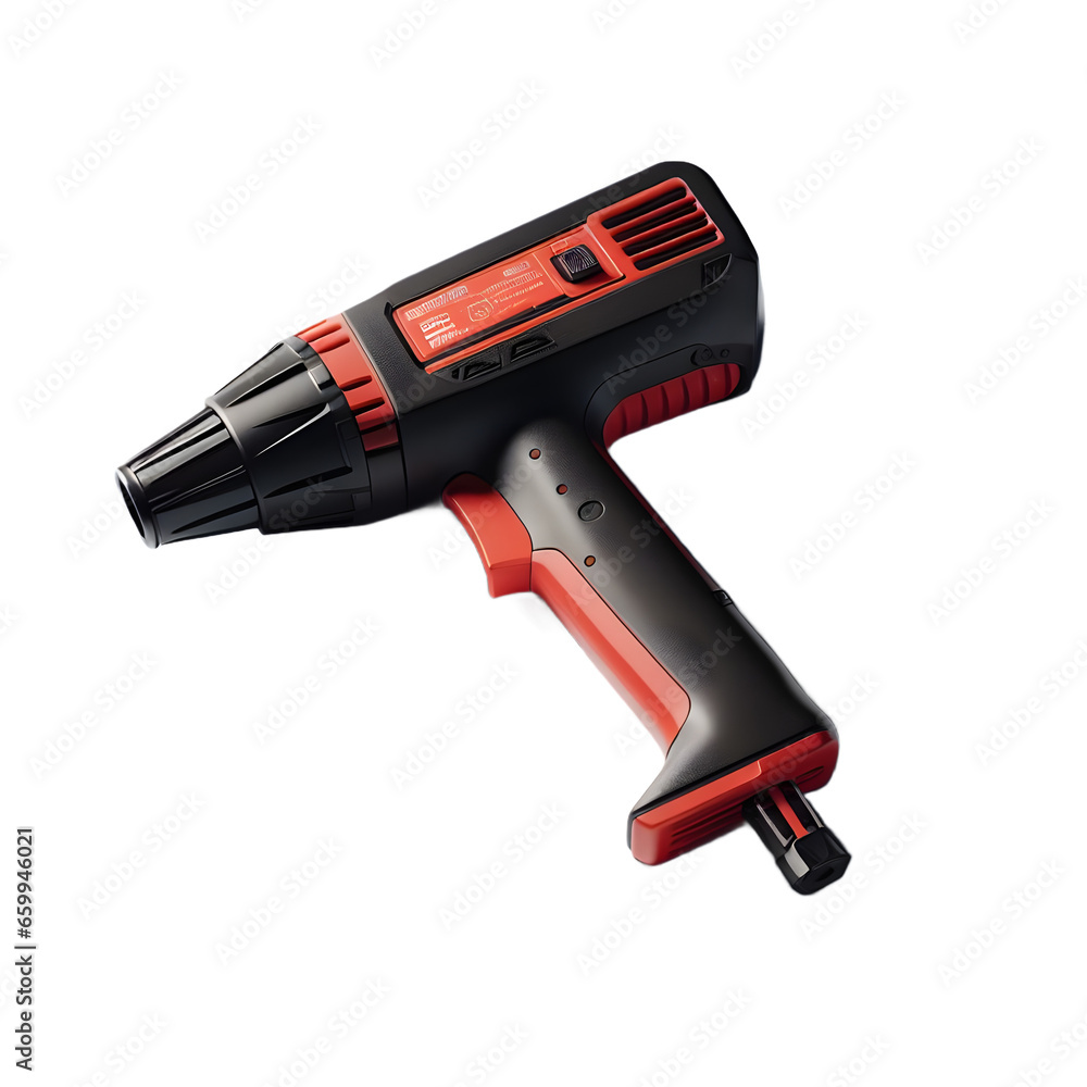 Heat Gun illustration art with a transparent background generative AI. Heat Gun illustration art with a transparent background generative AI.