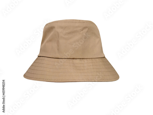brown bucket hat Isolated PNG transparent