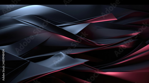 Mesmerizing 3D Style Geometry Abstract Background in Vibrant Colors, Ideal for Modern Designs and Artistic Concepts