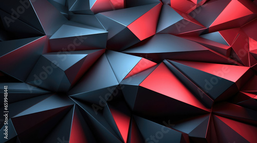 Mesmerizing 3D Style Geometry Abstract Background in Vibrant Colors, Ideal for Modern Designs and Artistic Concepts