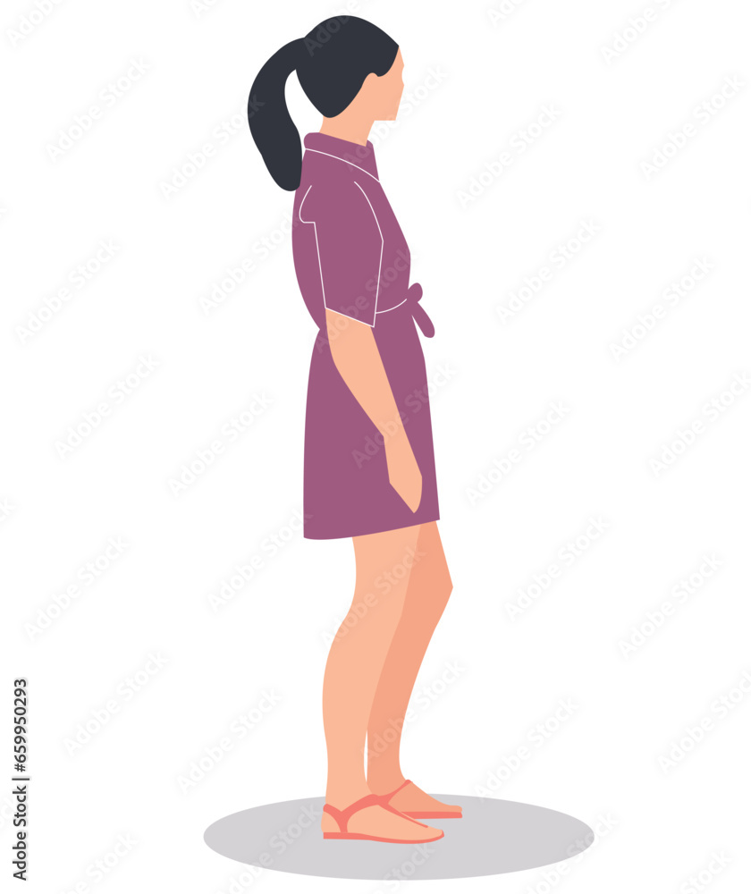 Fototapeta premium human vector illustration in changing stops