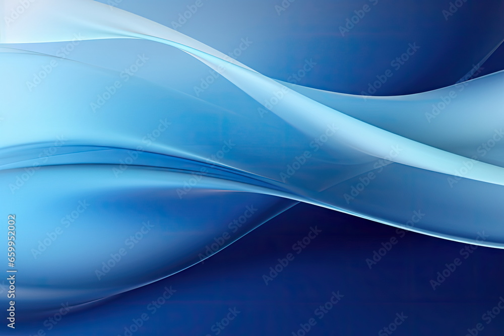Obraz premium Smooth blue background abstract gradient