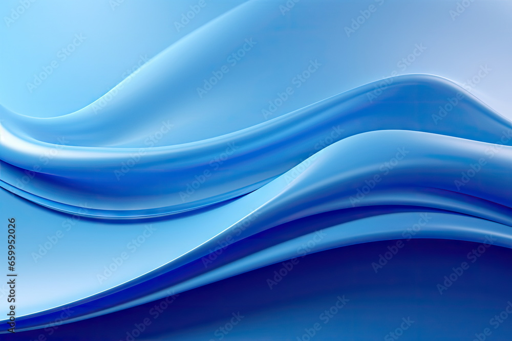Fototapeta premium Smooth blue background abstract gradient