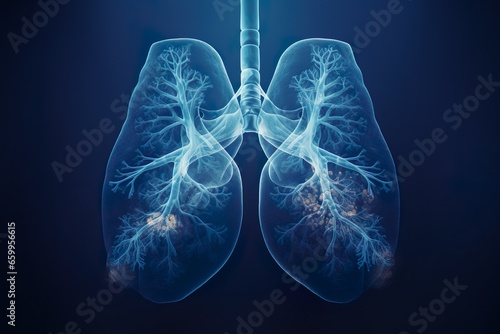 胸部・肺の透視イメージ01