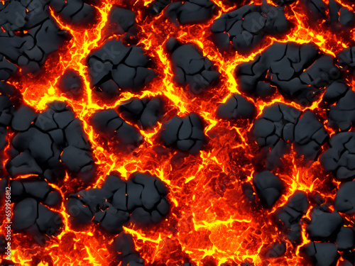 red volcanic lava texture background