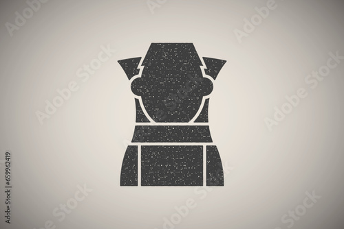 beekeeper, men icon vector illustration in stamp style