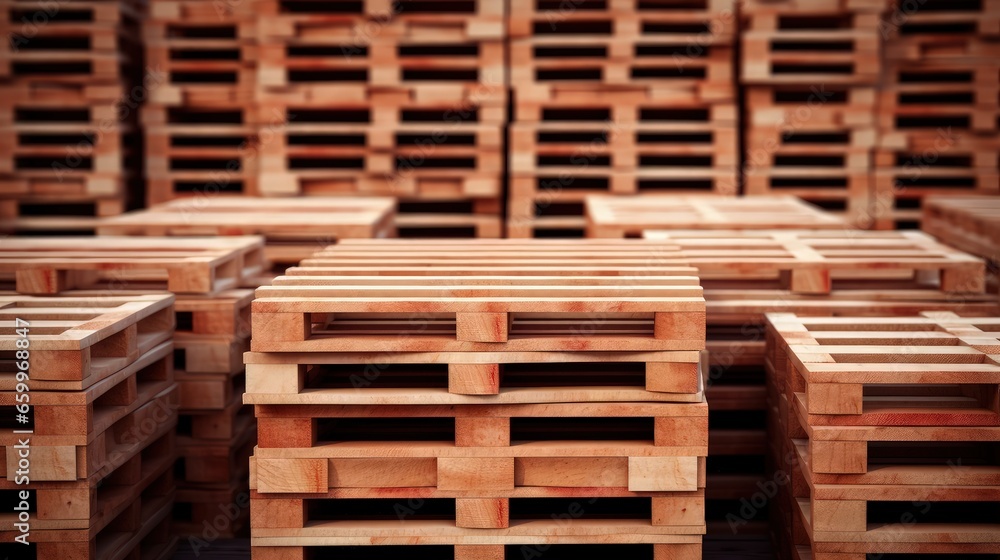 Wooden pallets on sandwich panel manufacturing Wooden pallets on sandwich panel manufacturing
