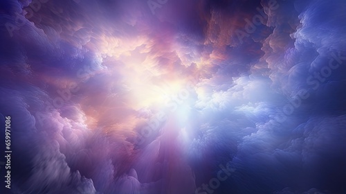 Abstract heavenly background, light from heaven. Revelation concept.