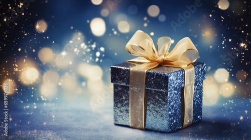 Festive Christmas Card with Presents and New Year Joy © ZEKINDIGITAL