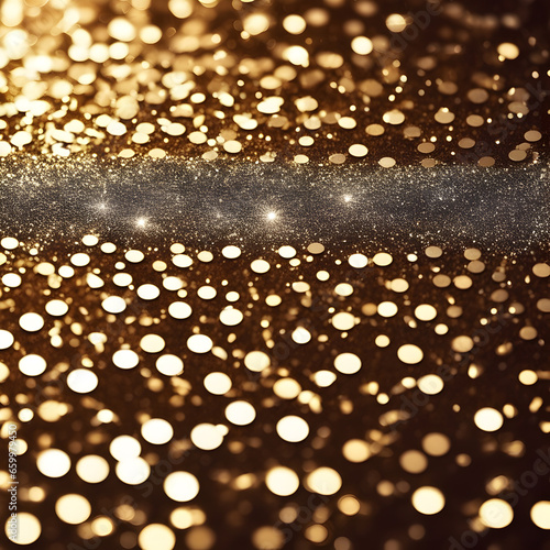 Beautiful light bokeh with blur effect and sparkles Abstract glitter, blurry shine isolated on background 3