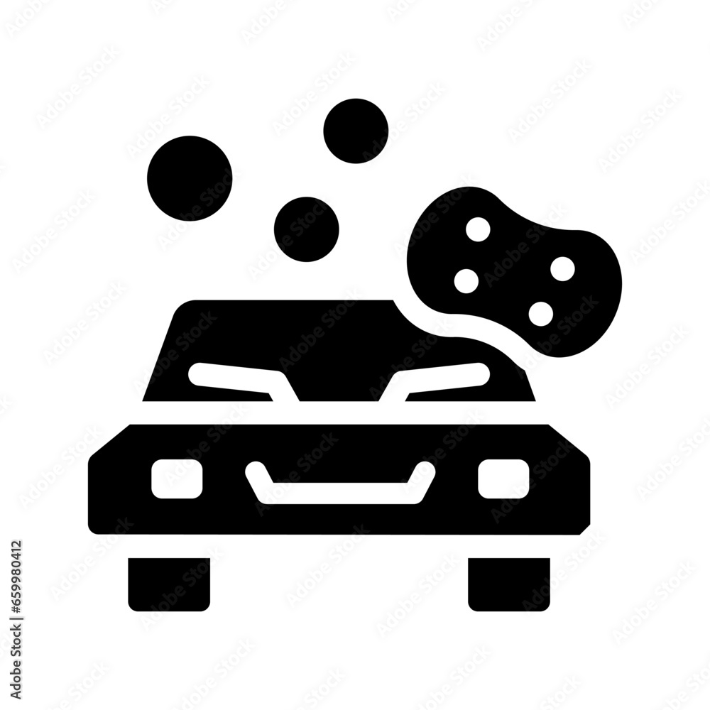 car wash glyph icon illustration vector graphic. Simple element illustration vector graphic, suitable for app, websites, and presentations isolated on white background car wash glyph icon illustration vector graphic. Simple element illustration vector graphic, suitable for app, websites, and presentations isolated on white background