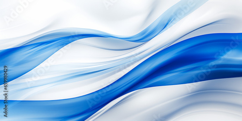 Abstract digital background or texture design in Israeli flag colors. photo