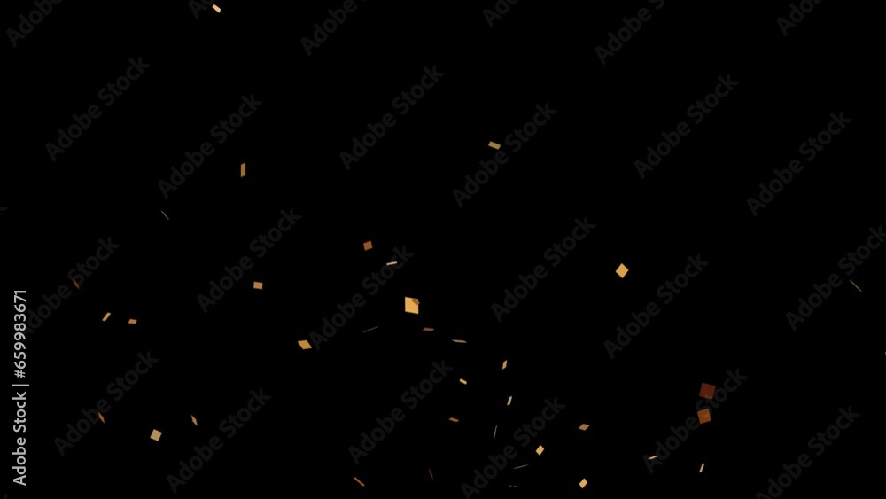 confetti gold explosion with alpha channel confetti gold explosion with alpha channel