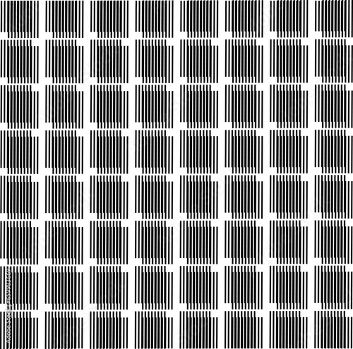 Rectangular structures are made up of short intersecting lines