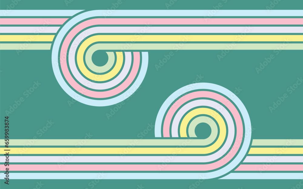 Aesthetic background pattern of wavy lines with romantic colors. Aesthetic background pattern of wavy lines with romantic colors.