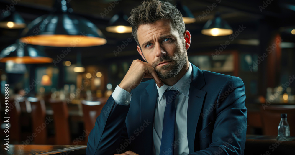 businessman drinking coffee in cafe businessman drinking coffee in cafe
