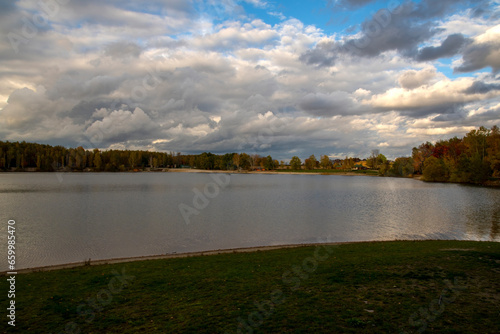 landscape with lake