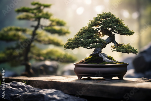 view of a bonsai