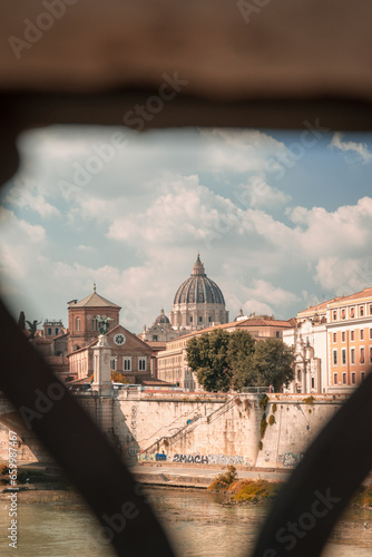Photography of the city of Rome. Views of the Vatican. Travel to Italia. Photography for travel agency. Architecture. artistic photo