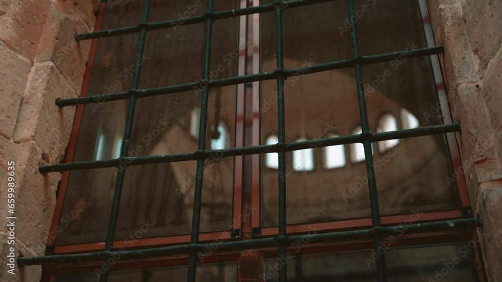 The Window of the Historical Church and Mosque Building and the Dome Visible Inside
The Window of the Historical Church and Mosque Building and the Dome Visible Inside
